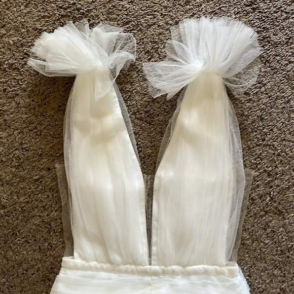 NWT Sau Lee Harlie tulle mini dress in white (brand new never worn with tag) - Picture 3 of 7